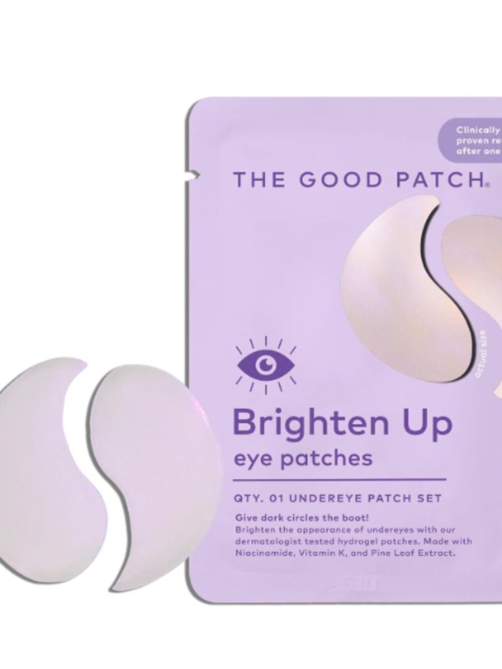 NWT The Good Patch Brighten Up Brightening Under Eye Patches 3 Pairs